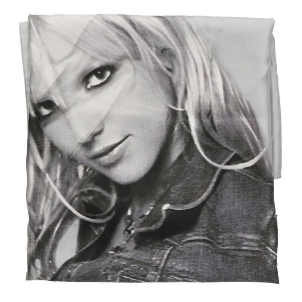 Balenciaga Britney Spears Series Britney Spears Printed Flag Scarf